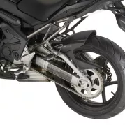 Rear wheel cover made of ABS, black - without ABE