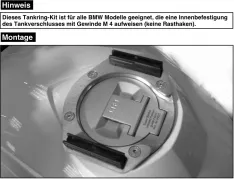 Tankring Lock-it incl. fastener for tankbag for BMW R 1200 GS (2008-2012)