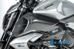Left air tube cover Ducati Diavel V4 from 2023 matt