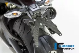 Number Plate Holder Carbon Ducati Monster 1200 / 1200 S matt surface