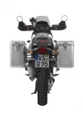 ZEGA Mundo aluminium pannier system for BMW R1150GS/ R1150GSA/ R1100GS/ R850GS ZEGA Mundo aluminium pannier system 31/38 litres with stainless steel rack for BMW R1150GS/ R1100GS/ R850GS Volume 31/38, Pannier rack colour Silver, Colour Alu Natural