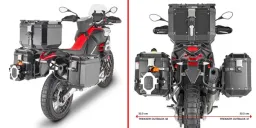 Side case carrier ONE-FIT MONOKEY®CAM for Aprilia TUAREG 660 (21-22)