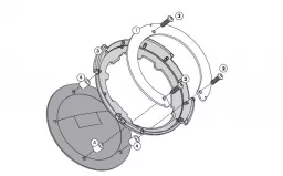 Tank attachment for TANKLOCK tank rests