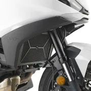 Protection for water and oil radiators in stainless steel black for Honda NT1100 (2022)