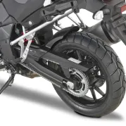 Rear wheel cover made of ABS, black - without ABE