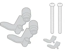 Kit for mounting the carrier PLR5118