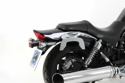 Topcase carrier tube-type chrome for Hyosung GV 650 i Aquilia (2006-2011)