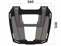 Easyrack topcasecarrier black for Honda CB 1300 (2010-)