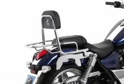 Sissybar with rearrack chrome for Triumph Thunderbird 1600/1700/Storm/Commander (2009-)