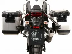 Sidecarrier Cutout stainless steel incl. Xplorer sideboxes silver for Yamaha Ténéré 700 World Raid (2022-2024) / World Rally (2023-2024)