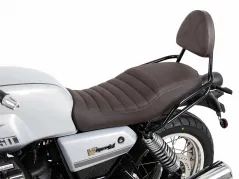 Sissybar without rearrack black/brown for Moto Guzzi V7 Special/Stone/Centenario (2021-)