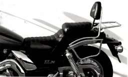 Sissybar without rearrack for Kawasaki EL 250 (1994)/EL 252 (1996-2003)