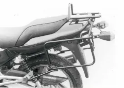 Complete carrier set (side- and topcase carrier) black for Kawasaki ER-5 (1997-2000)