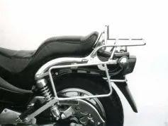 Complete carrier set (side- and topcase carrier) chrome for Kawasaki EN 500 (1990-1995)