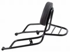 Sissybar with rearrack black for Moto Guzzi V7 Special/Stone/Centenario (2021-)