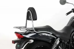 Sissybar with rearrack chrome for Hyosung GV 650 i Aquilia (2006-2011)