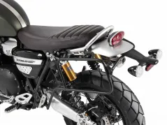 Sidecarrier one-sided left permanent mounted black for Triumph Scrambler 1200 XE (2019-2023)