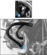 Engine protection bar chrome for Moto Guzzi C 940 Bellagio /Aquila Nera (2007-2014)