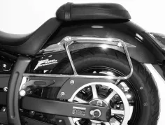 Leather bag holder tube-type - chrome for Yamaha XVS 950 A Midnight Star (2009-)