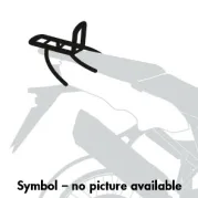 Topcase carrier tube-type black for Moto Guzzi V7 Stone Corsa (2024)
