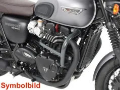 Engine protection bar chrome for Triumph Bonneville T 100/Black (2017-)