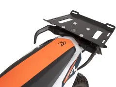 Rear enlargement for original rear rack black for KTM 890 Adventure / R / Rally (2023-)