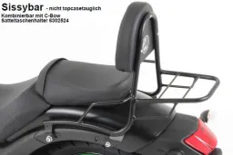 Sissybar without rearrack black for Kawasaki Vulcan S (2015-)