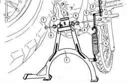 Center Stand for Yamaha XT 660 R / X (2004-2016)