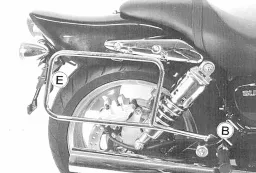 Sidecarrier permanent mounted chrome for Suzuki VZ 1600 Marauder (2004)