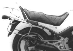 Complete carrier set (side- and topcase carrier) black for Suzuki GSX 550 ES/EF/EU (1982-1988)