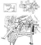 Center Stand for Honda CB 600 F Hornet (2003-2006)
