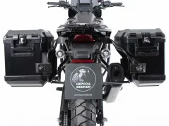 Side carrier cutout black incl. Xplorer black sideboxes for Harley Davidson Pan America (2021-)