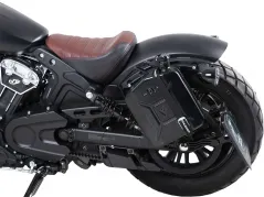 Canister 4 ltr. incl. holder left Cutout - black for Indian Scout Bobber / Sixty / Twenty / Rogue (2017-2024)