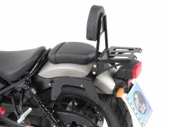 Sissybar with rearrack black for Honda CMX 500 Rebel (2017-)