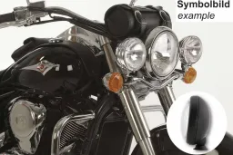 Twinlight-Set - black bracket for Kawasaki VN 900 Classic/Vulcan (2006-)