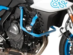 Engine protection bar incl. ProtectionPad blue for Suzuki GSX-8S (2023-)