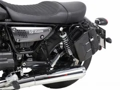 Canister 4 ltr. incl. holder left Cutout - black for Moto Guzzi V 9 Roamer (2016-)