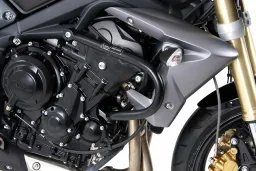 Engine protection bar black for Triumph Street Triple 675/R (2013-2016)