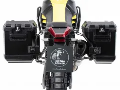 Sidecarrier Cutout black incl. Xplorer sideboxes black for Aprilia Tuareg 660 (2022-2024)