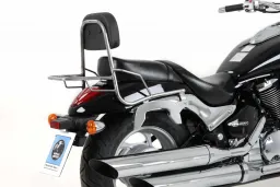 Sissybar with rearrack chrome for Suzuki M 800 Intruder (2009-)