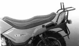 Complete carrier set (side- and topcase carrier) black for Moto Guzzi V 65 Lario (1984-1987)