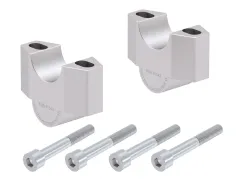 Handlebar riser for Honda X-ADV (2025-), 30 mm, silver