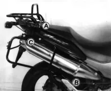 Topcase carrier tube-type black for Honda CB 600 F Hornet (2003-2006)