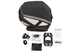 Royster rear bag incl. Basic fastening adapter - black