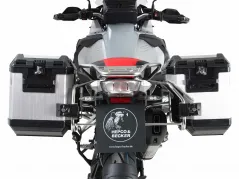 Sidecarrier Cutout stainless steel incl. Xplorer sideboxes silver for BMW R1250GS Adventure (2019-2024)