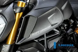 Airtube cover left side matt Diavel 1260