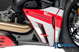 Bellypan insert right gloss Ducati Streetfighter V2
