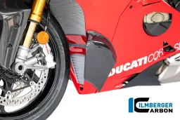 Sidepod left Carbon glossy Ducati Panigale V4 R 2025