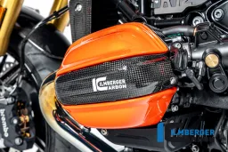 Spark plug cap cover left carbon glossy BMW R12 NineT 2024