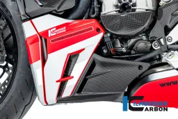 Bellypan insert left gloss Ducati Streetfighter V2